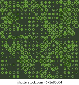 Seamless vector background with abstract geometric pattern 