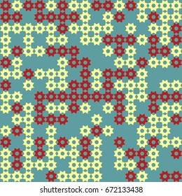 Seamless vector background with abstract geometric pattern 