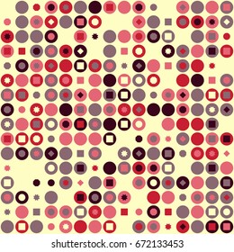 Seamless vector background with abstract geometric pattern 