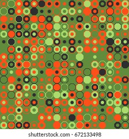 Seamless vector background with abstract geometric pattern 