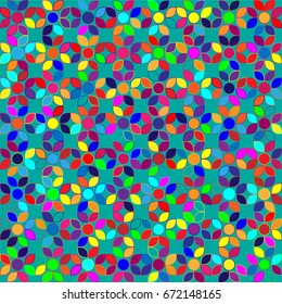 Seamless vector background with abstract geometric pattern 