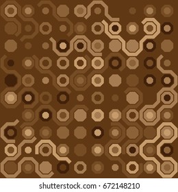 Seamless vector background with abstract geometric pattern 