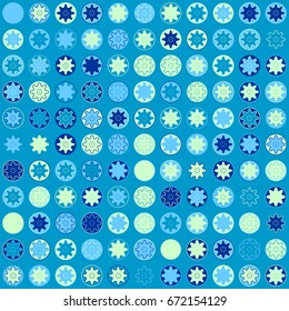 Seamless vector background with abstract geometric pattern 