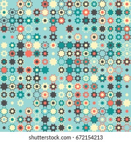 Seamless vector background with abstract geometric pattern 