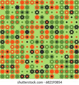 Seamless vector background with abstract geometric pattern 
