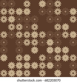 Seamless vector background with abstract geometric pattern 
