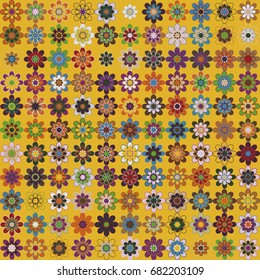 Seamless vector background with abstract geometric pattern 