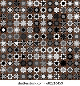 Seamless vector background with abstract geometric pattern 