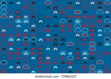 Seamless vector background with abstract geometric pattern 
