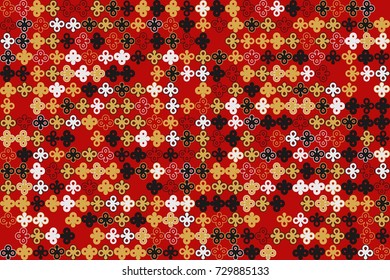 Seamless vector background with abstract geometric pattern 
