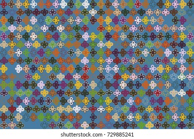 Seamless vector background with abstract geometric pattern 