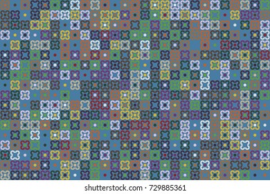 Seamless vector background with abstract geometric pattern 