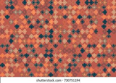 Seamless vector background with abstract geometric pattern 