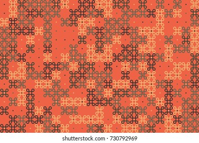 Seamless vector background with abstract geometric pattern 