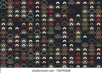 Seamless vector background with abstract geometric pattern 