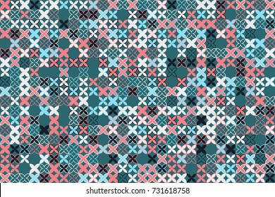Seamless vector background with abstract geometric pattern 