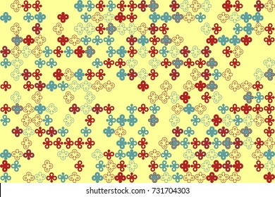 Seamless vector background with abstract geometric pattern 