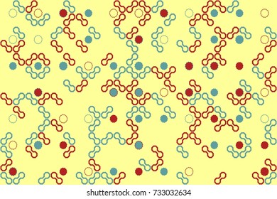 Seamless vector background with abstract geometric pattern 