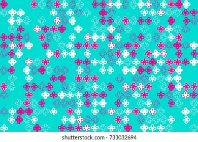 Seamless vector background with abstract geometric pattern 