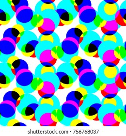 Seamless vector background with abstract geometric pattern. Abstract digital glitch graphic. Textile rapport.