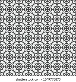 Seamless vector background. An abstract monochrome pattern. A geometrical ornament of infinitely repeating forms. Simple elements of design wrapping paper, shirts, cloths.