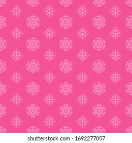 Seamless vector background with abstract ornament. Universal textile design with ethnic oriental motifs. Pattern for printing on fabric.