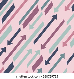 Seamless vector background. Abstract background. Ornament with arrows.Template for design.Arrow up. Arrow down.