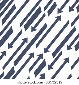Seamless vector background. Abstract background. Ornament with arrows.Template for design.Arrow up. Arrow down.