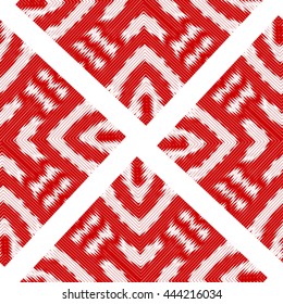 Seamless vector background with abstract ornaments.