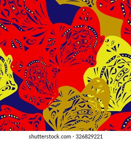 Seamless vector background. Seamless abstract pattern for printing textile, wallpaper, wrapping paper. Abstract  colorful pattern