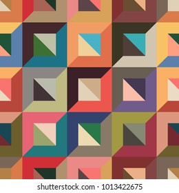 seamless vector background with abstract shapes