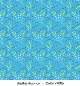 Seamless vector background of abstract shapes and lines. Abstract creative pattern for poster, banner, fabric, textile, stationery, flyer, invitation, greeting cards design