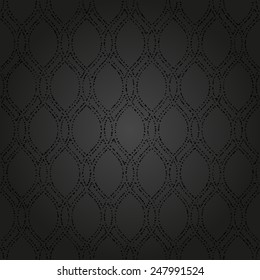 Seamless vector background. Abstract texture for wallpapers with black wavy dotted pattern