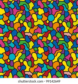 Seamless vector background with a bright colors