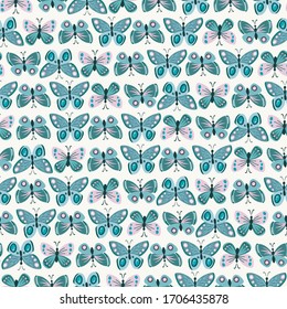 Fondo vectorial transparente con mariposas