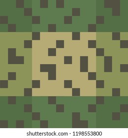 Seamless vector background with camouflage pattern. Hunting clothes. Can be used for wallpaper, textile, invitation card, wrapping, web page background.