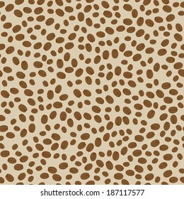 Seamless vector background with coffee beans