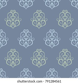 Seamless vector background. Color swirls pattern