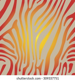 Seamless vector background with colored Zebra skin 