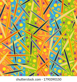 seamless vector background with colorful elements