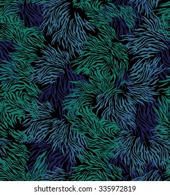 Seamless vector background  with colorful zebra skin imitation.