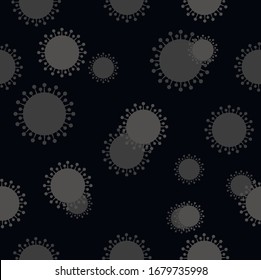  Fondo vectorial transparente.Coronavirus. Covid-19