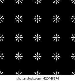 Seamless vector background with decorative flowers. Print. Cloth design, wallpaper.