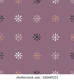 Seamless vector background with decorative flowers. Print. Cloth design, wallpaper.