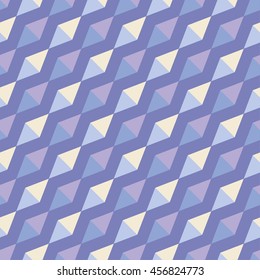 Seamless vector background with decorative geometric shapes.Print. Repeating background. Cloth design, wallpaper.