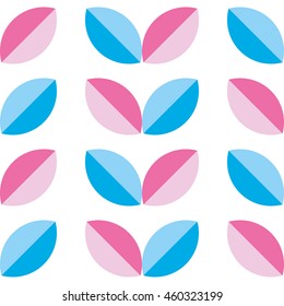 Seamless vector background with decorative leaves. Print. Cloth design, wallpaper.