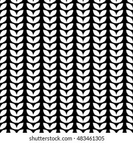Seamless vector background with decorative leaves. Print. Cloth design, wallpaper.