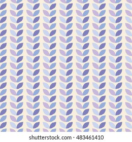 Seamless vector background with decorative leaves. Print. Cloth design, wallpaper.