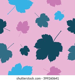 Seamless vector background with decorative palm leaves. Print. Cloth design, wallpaper.