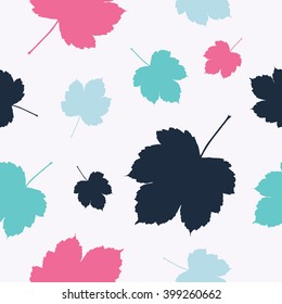 Seamless vector background with decorative palm leaves. Print. Cloth design, wallpaper.